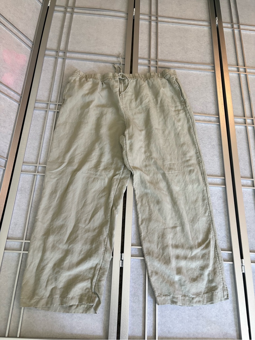 H&M Light Green Women's Drawstring Chinos